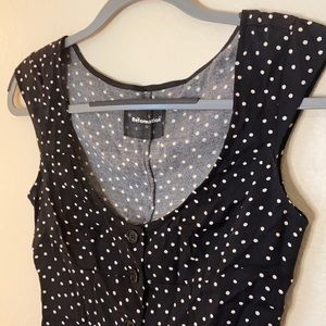 Reformation polka dot top